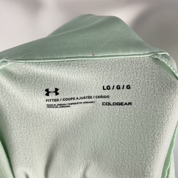 Under Armour Women's ColdGear 1/4 Zip Long Sleeve Thermal Pullover Top - Large - Picture 12 of 12